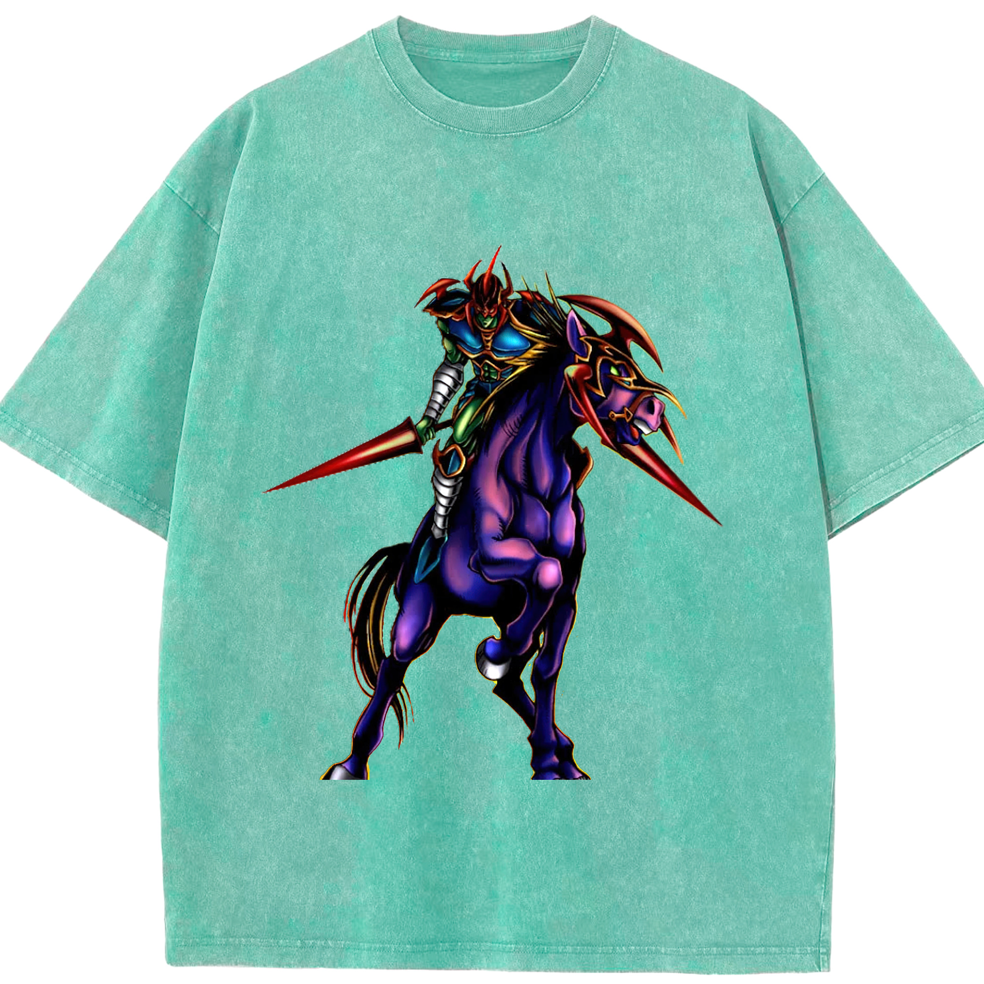 （画像用） 遊☆戯☆王 Yu-Gi-Oh! 綿100% ヴィンテージ風 半袖Tシャツ（フロントプリント）